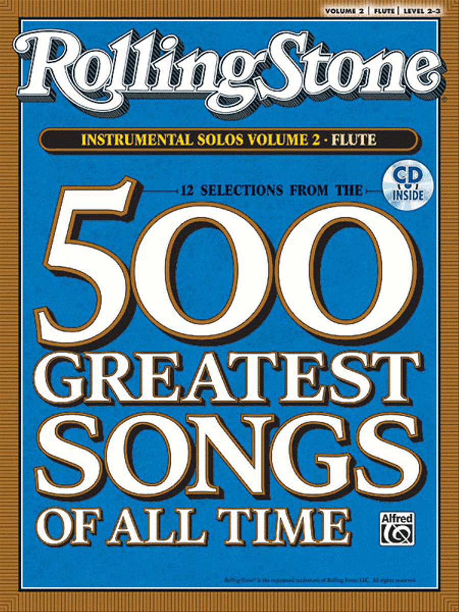 Selections from Rolling Stone Magazine's 500 Greatest Songs of All Time (Instrumental Solos), Volume 2 Flute Solo scores gallery preview page 1