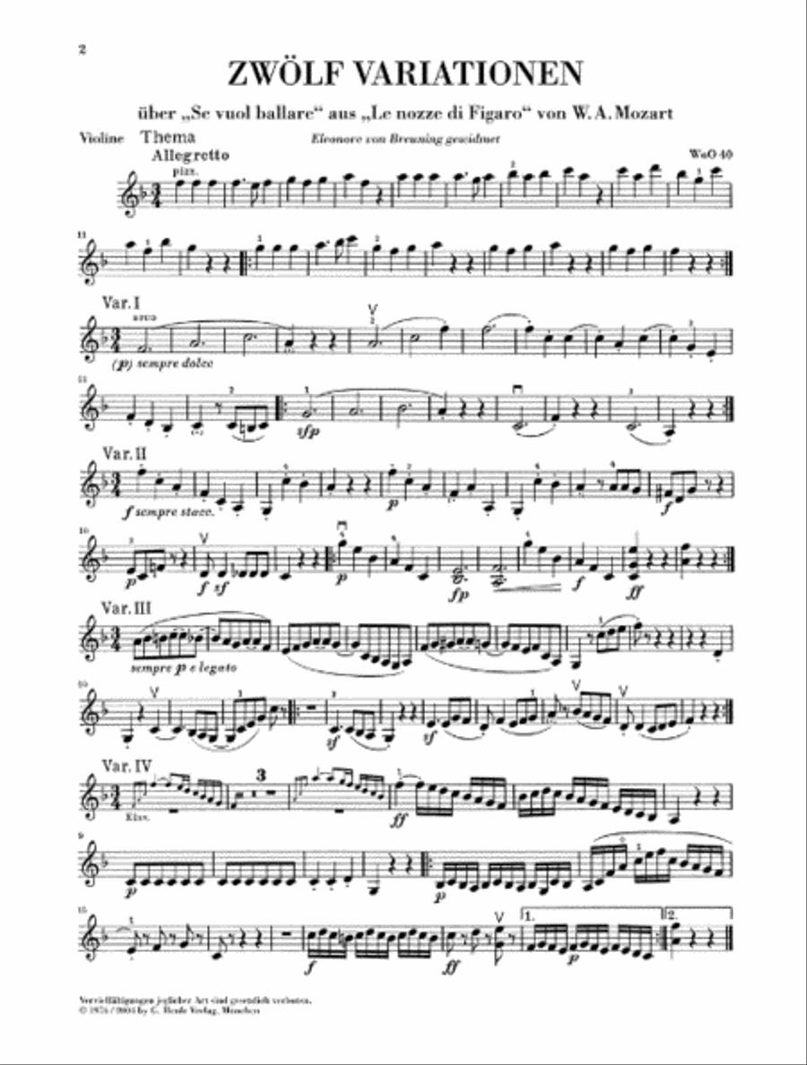 Variations, Rondo, & Dances Violin Solo scores gallery preview page 4