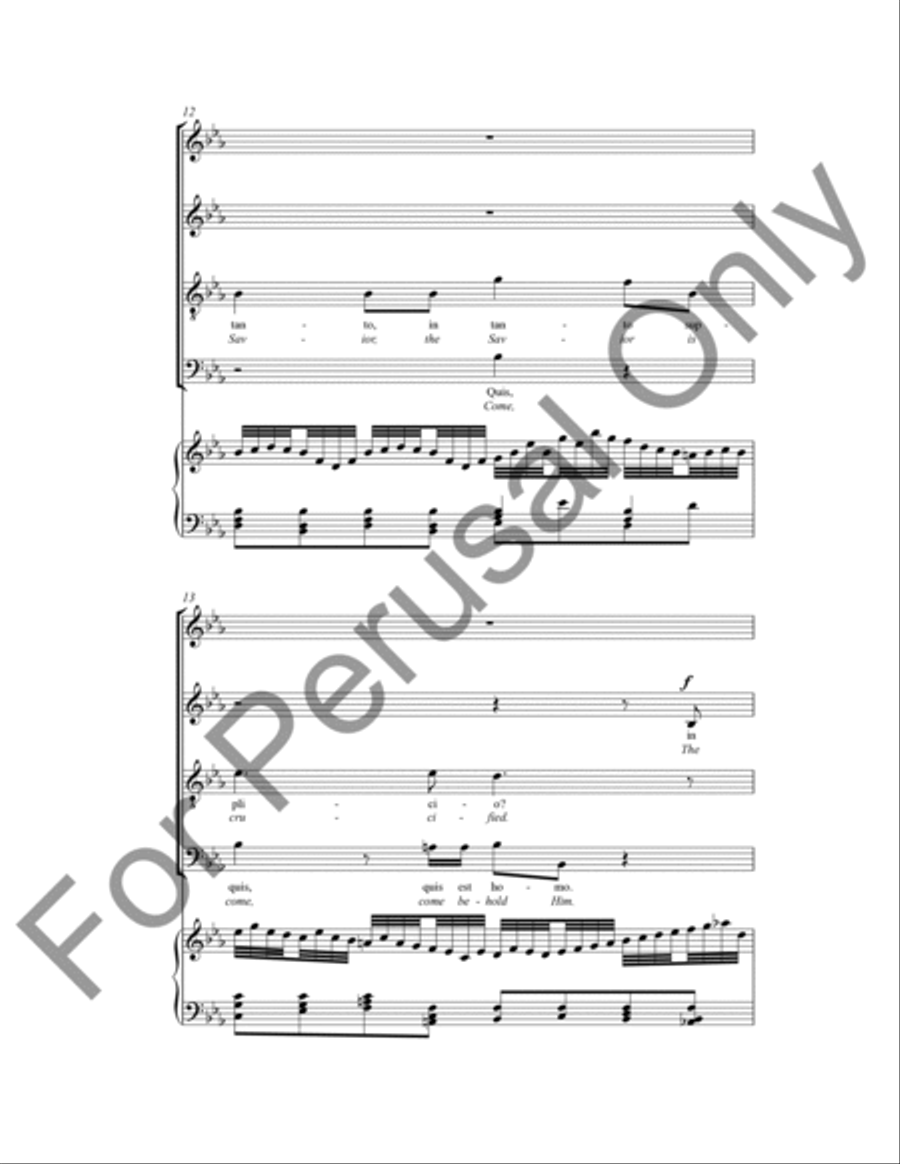 Quis Est Homo 4-Part scores gallery preview page 5