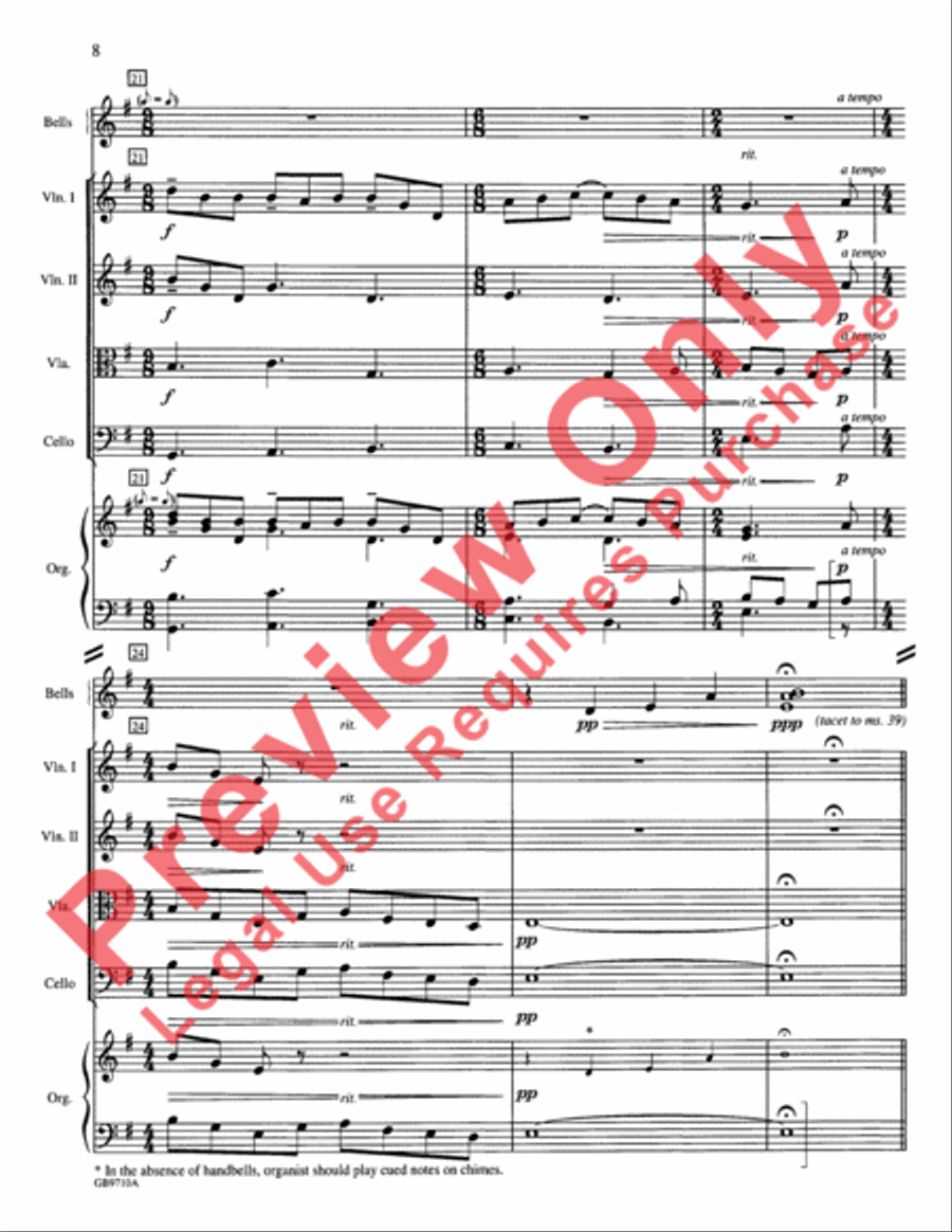 A Festival of Lessons and Carols Choir scores gallery preview page 9
