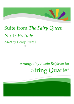 Book cover for The Fairy Queen (Purcell) No.1: Prelude - string quartet