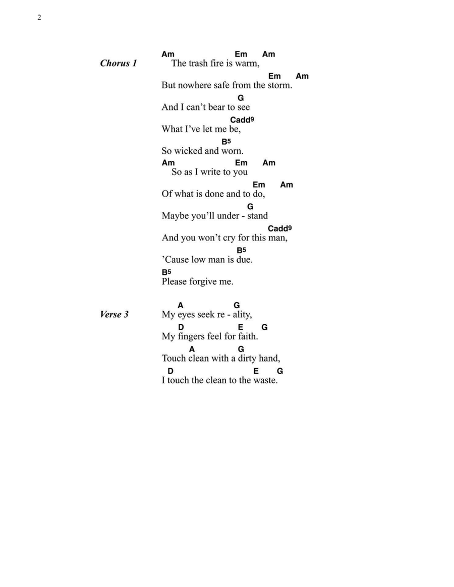 Low Man's Lyric Electric Guitar scores gallery preview page 2