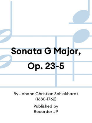 Sonata G Major, Op. 23-5