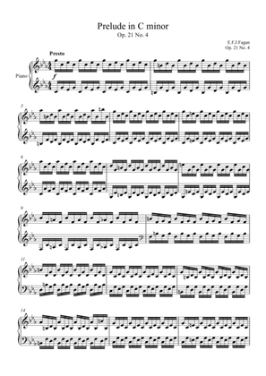 Prelude in C minor Op. 21 No. 4