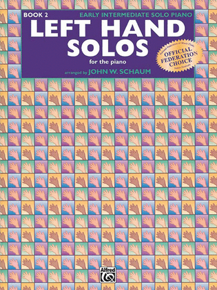 Book cover for Left-Hand Solos, Book 2