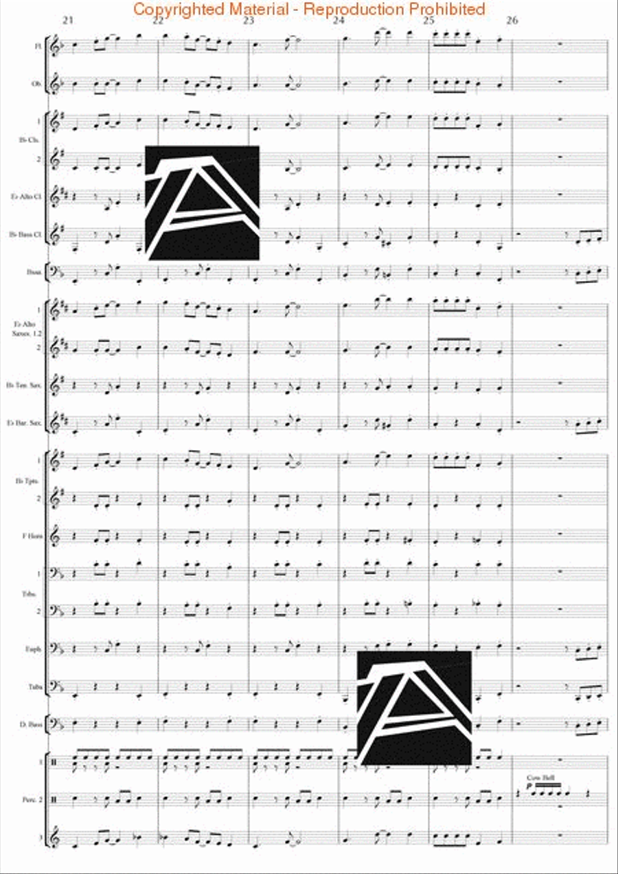 Jazz Suite No. 2 - Finale Concert Band scores gallery preview page 5