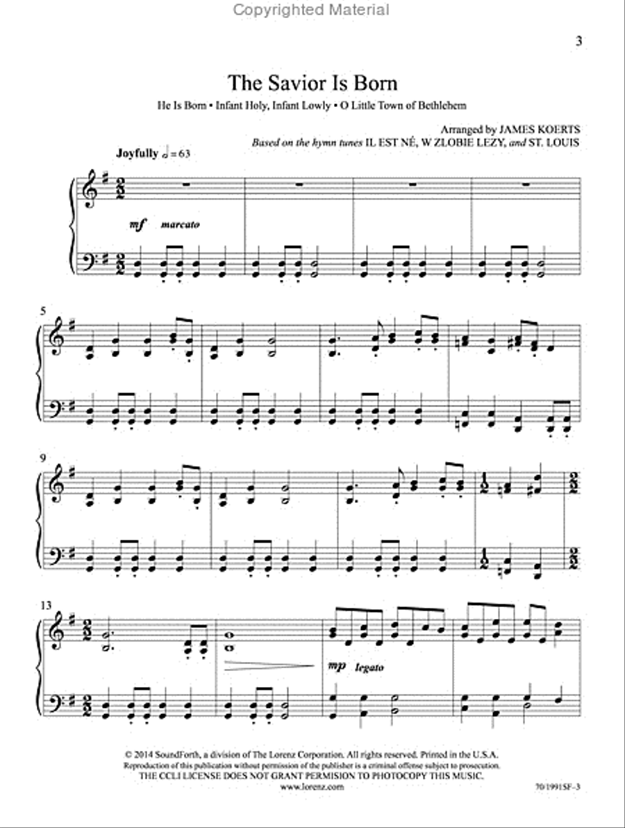 Christmas Wonder Christmas Wonder Piano Solo scores gallery preview page 3
