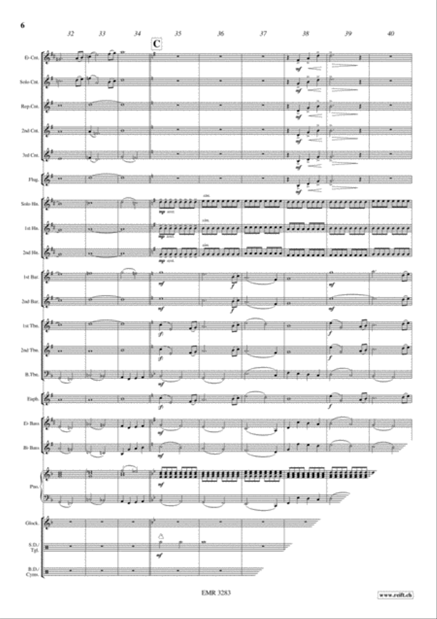 Solemn Prelude Brass Band scores gallery preview page 7