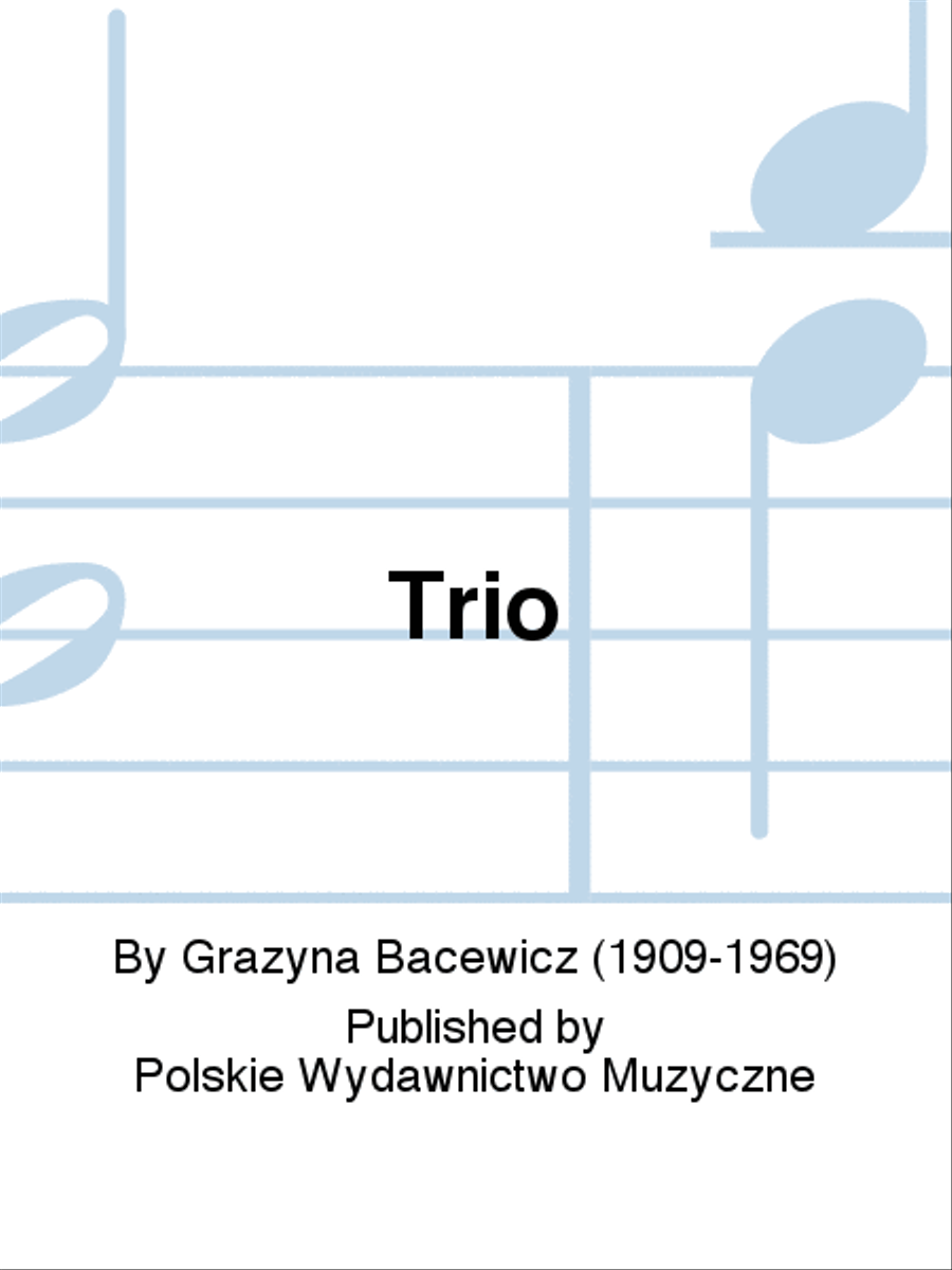 Trio Oboe scores gallery preview page 1