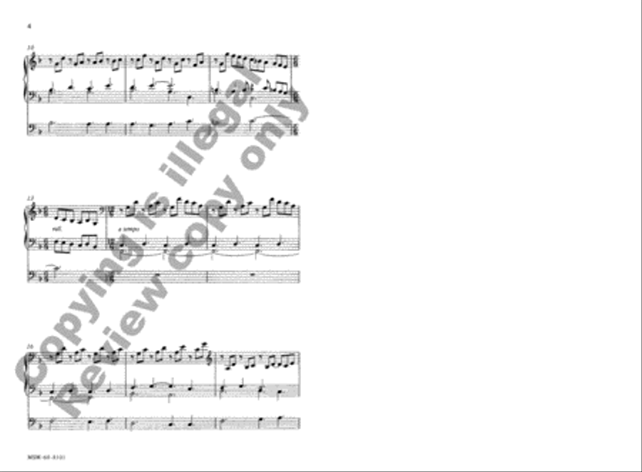 Oh, What Their Joy 4-Part scores gallery preview page 3