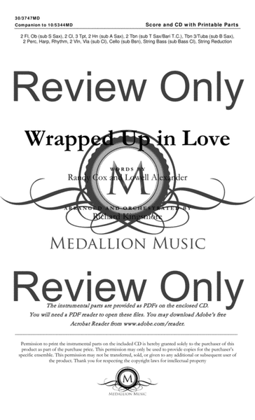 Wrapped Up in Love - Orchestral Score and CD with Printable Parts