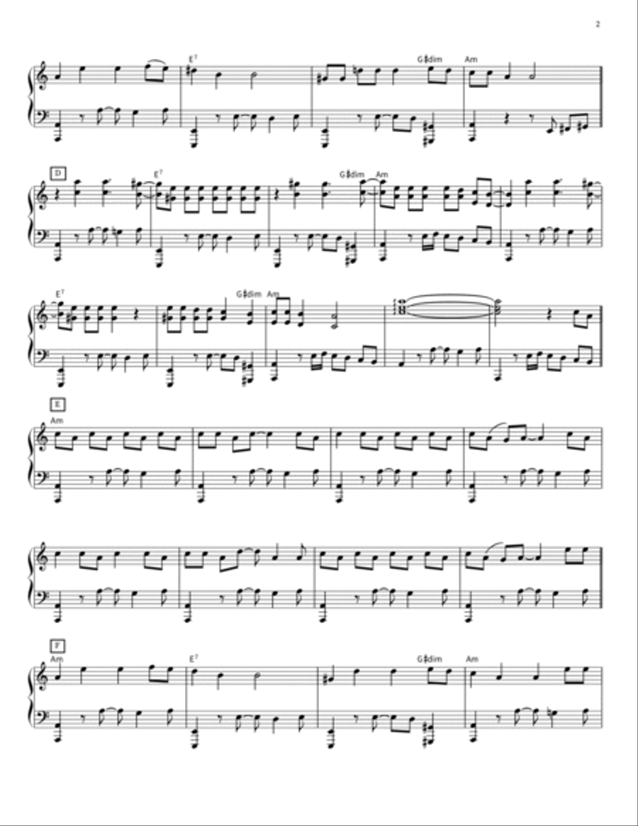Skeleton Sam Skeleton Sam 3-Part scores gallery preview page 2