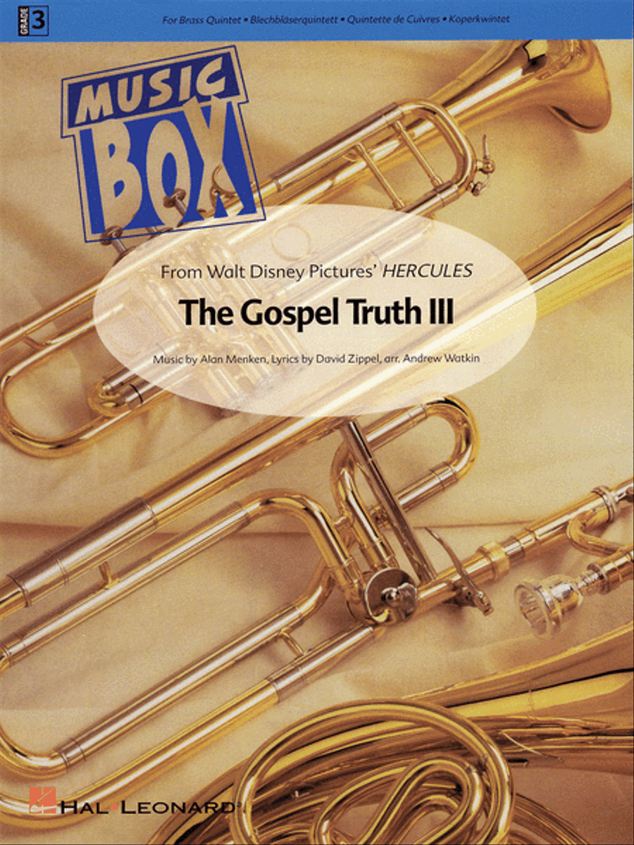 The Gospel Truth III (from Hercules) Brass Quintet scores gallery preview page 1