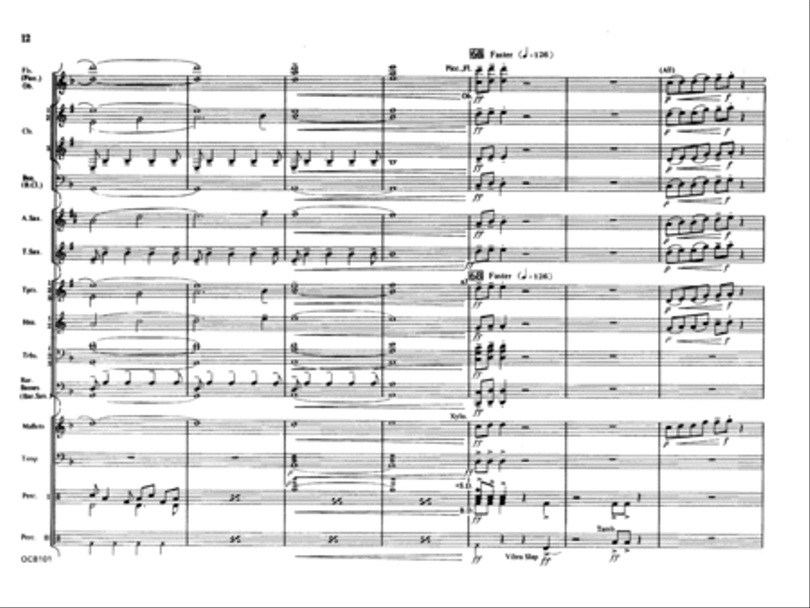 Mazama Concert Band scores gallery preview page 11