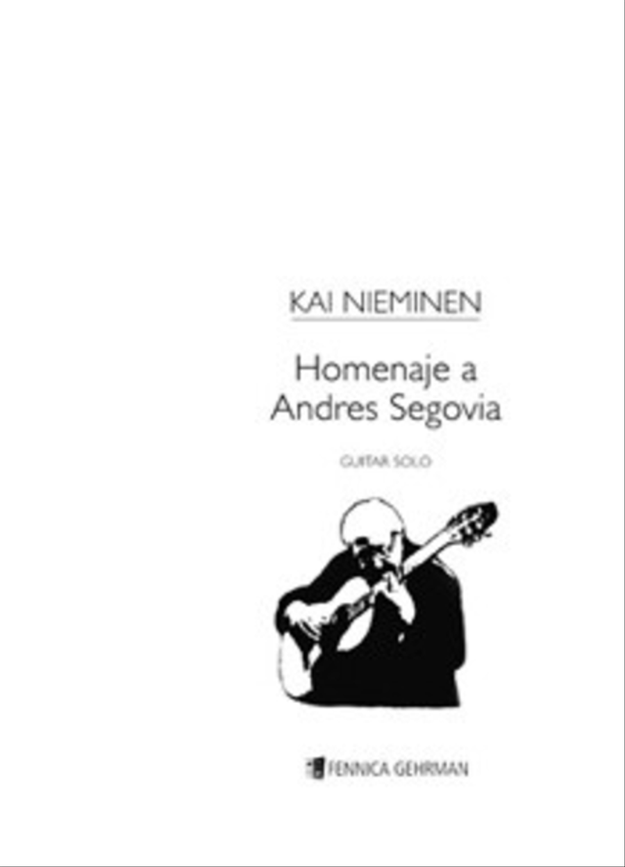 Homenaje a Andres Segovia Guitar scores gallery preview page 1