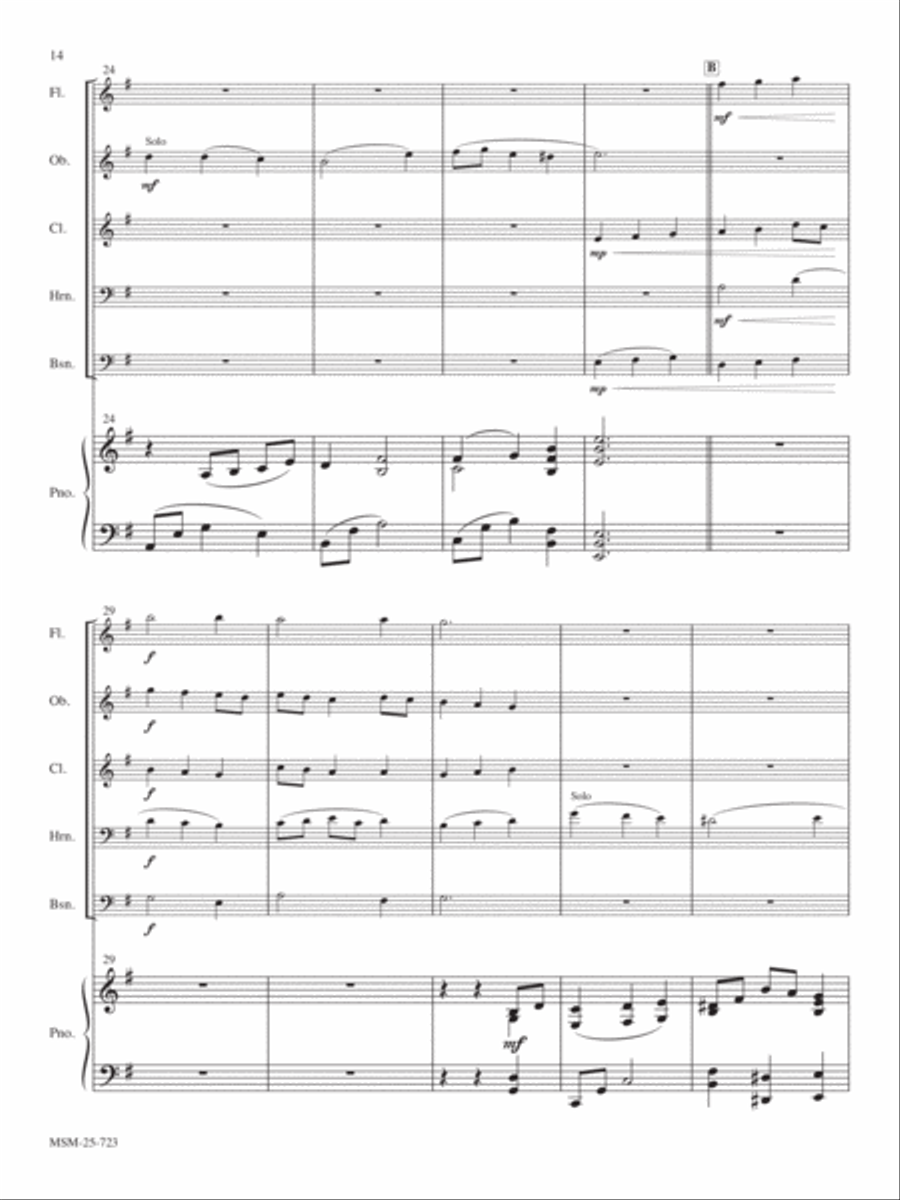 If You But Trust Woodwind Quintet scores gallery preview page 4