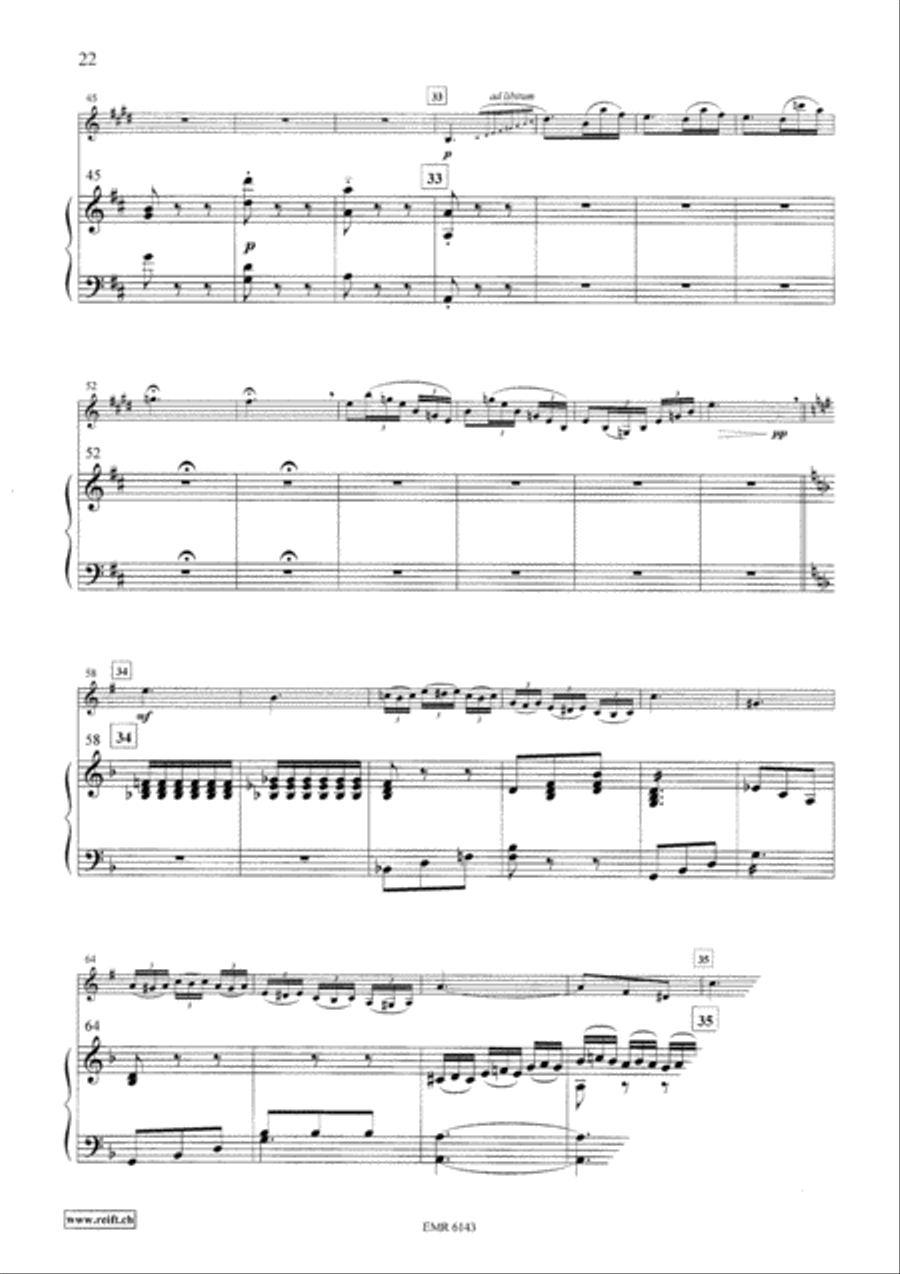Concerto in D Minor Cornet scores gallery preview page 20