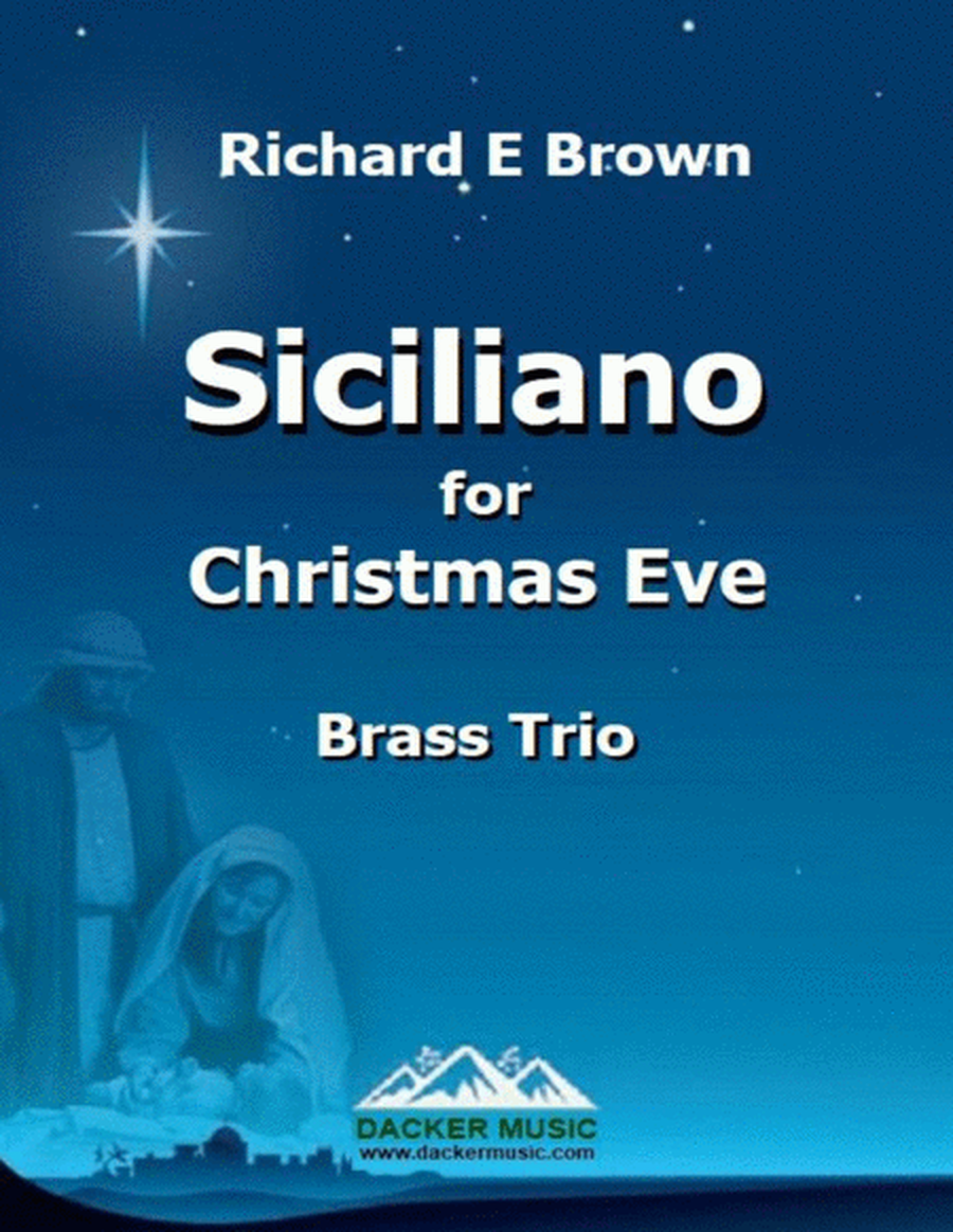 Siciliano for Christmas Eve - Brass Trio image number null