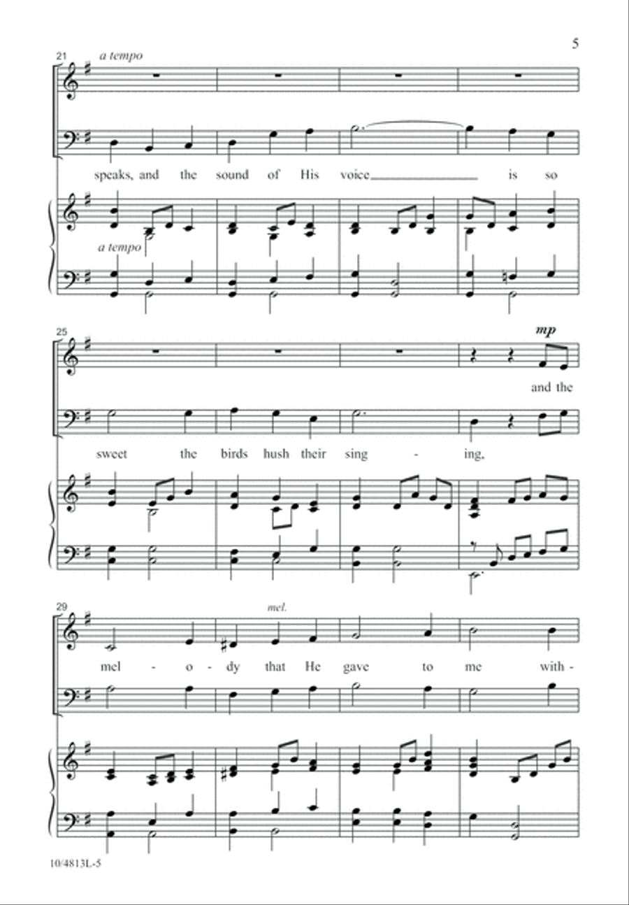 In the Garden 3-Part scores gallery preview page 5