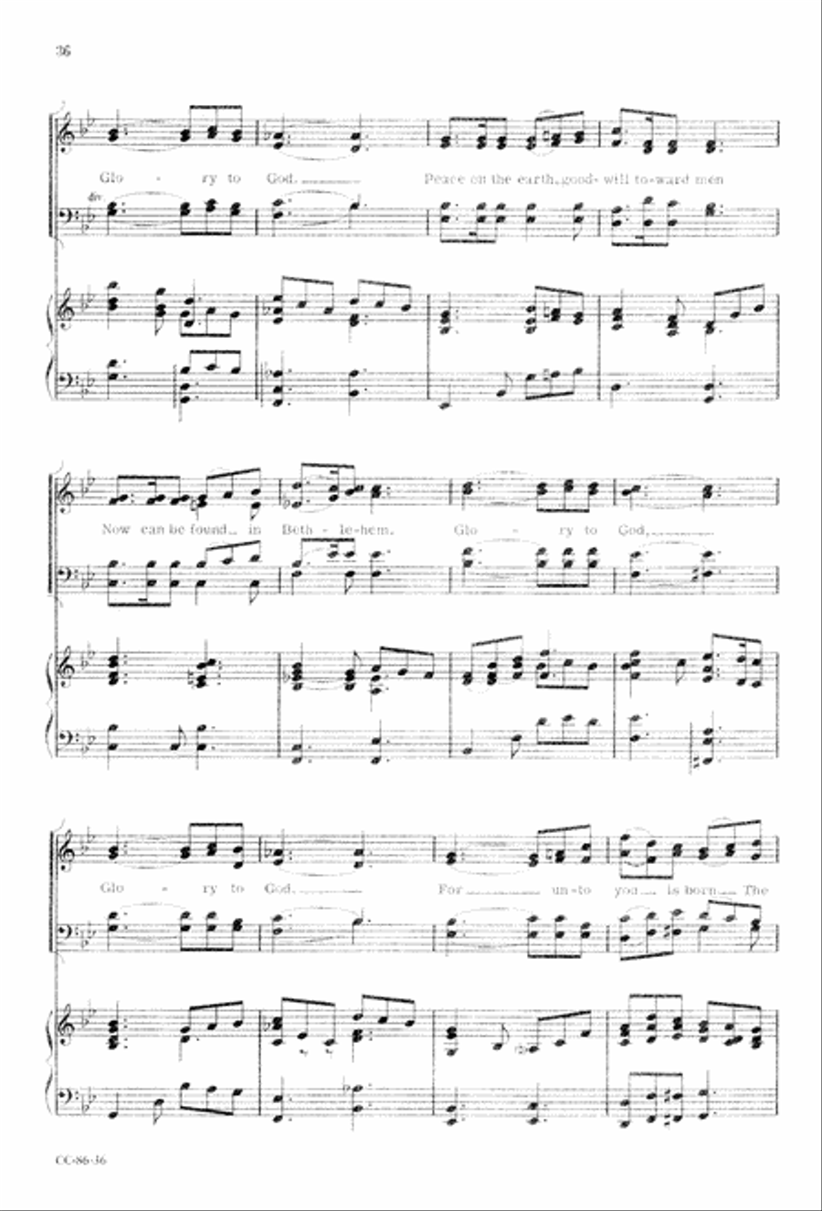 Angels' Song Angels' Song 4-Part scores gallery preview page 38