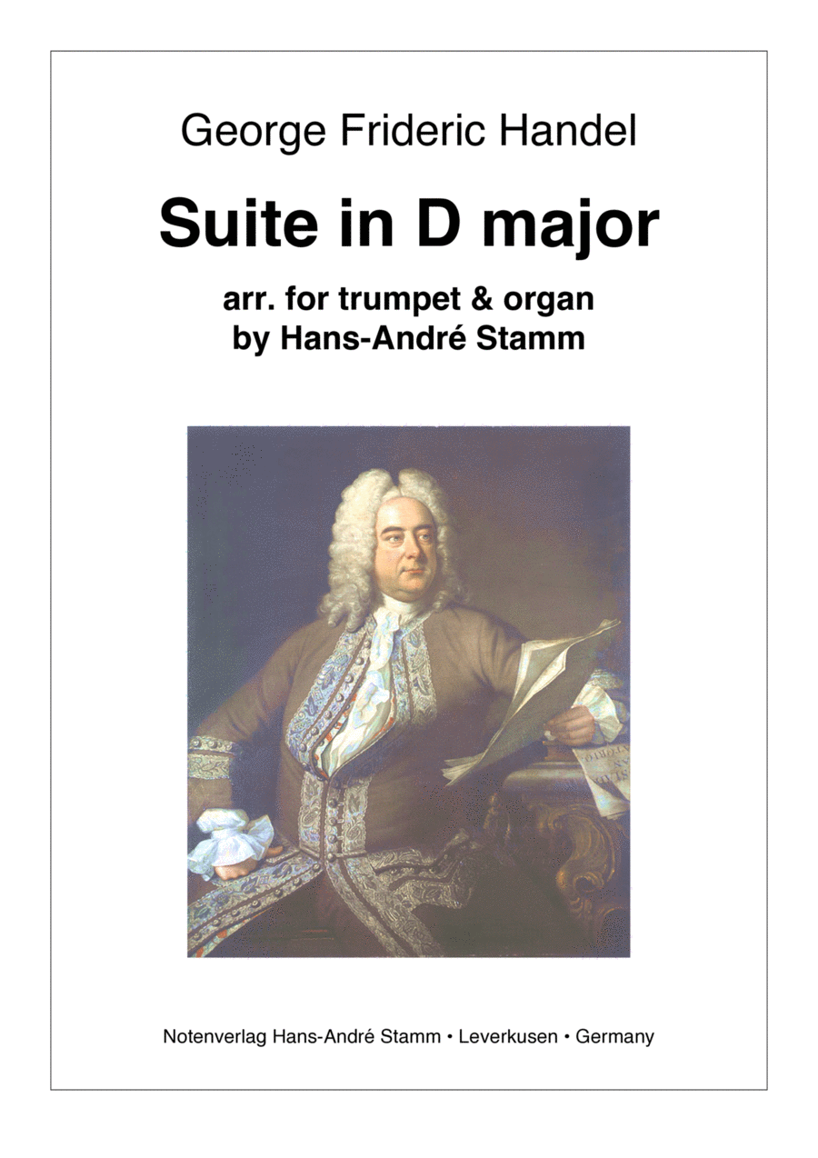 G. F. Handel Suite D major (from Water music) for trumpet & organ C Trumpet scores gallery preview page 1
