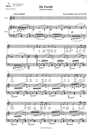 Die Forelle, Op. 32 (D. 550) (F Major)