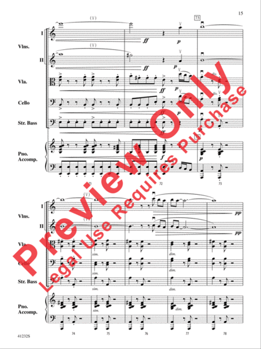 Pippin String Orchestra scores gallery preview page 16