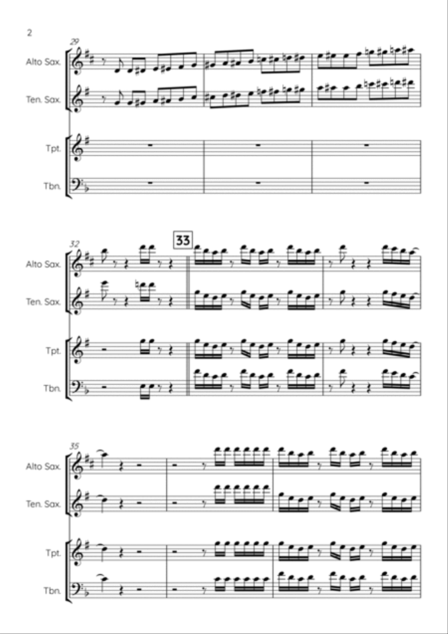 Uptown Funk Voice scores gallery preview page 4