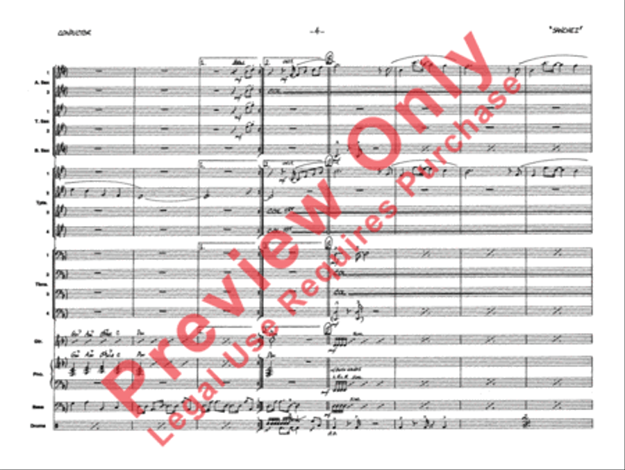 Children of Sanchez Jazz Ensemble scores gallery preview page 7