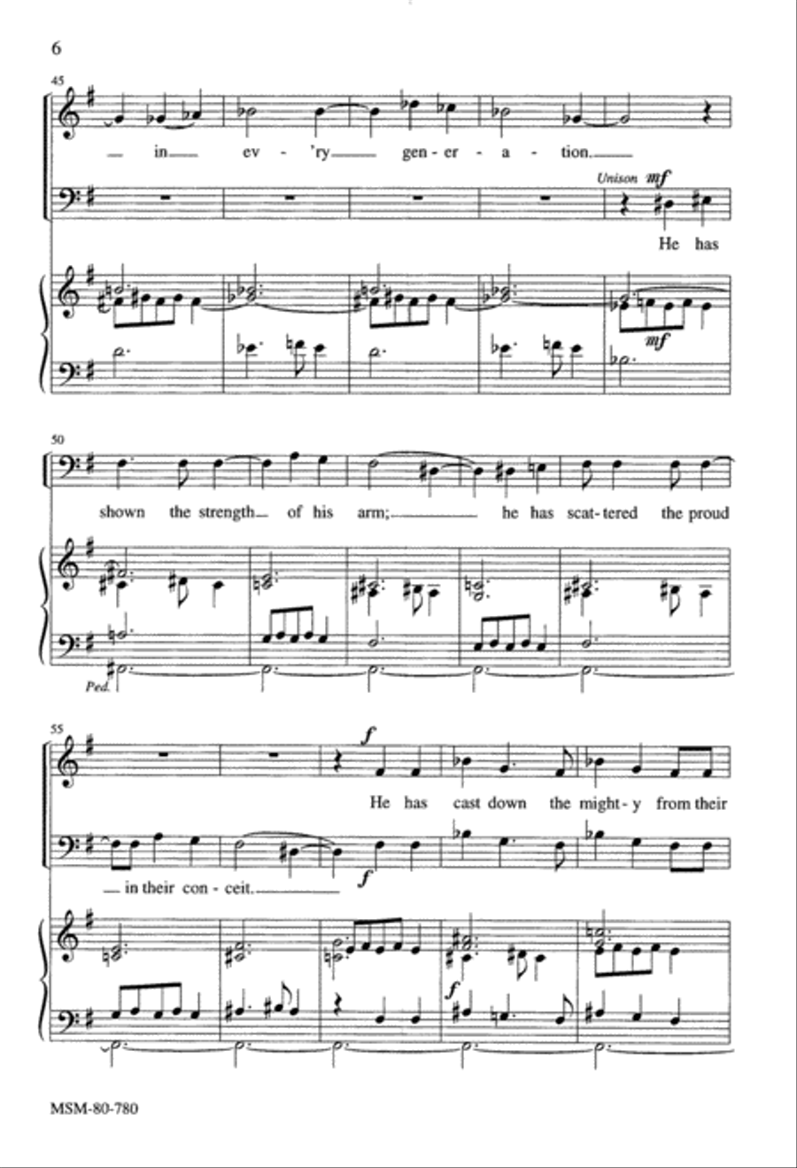 Magnificat 4-Part scores gallery preview page 5