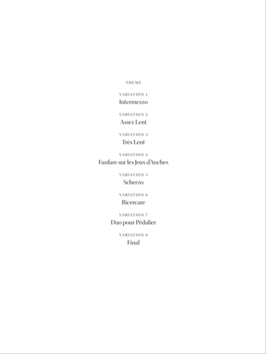 Variations on Veni Creator Spiritus Organ scores gallery preview page 1