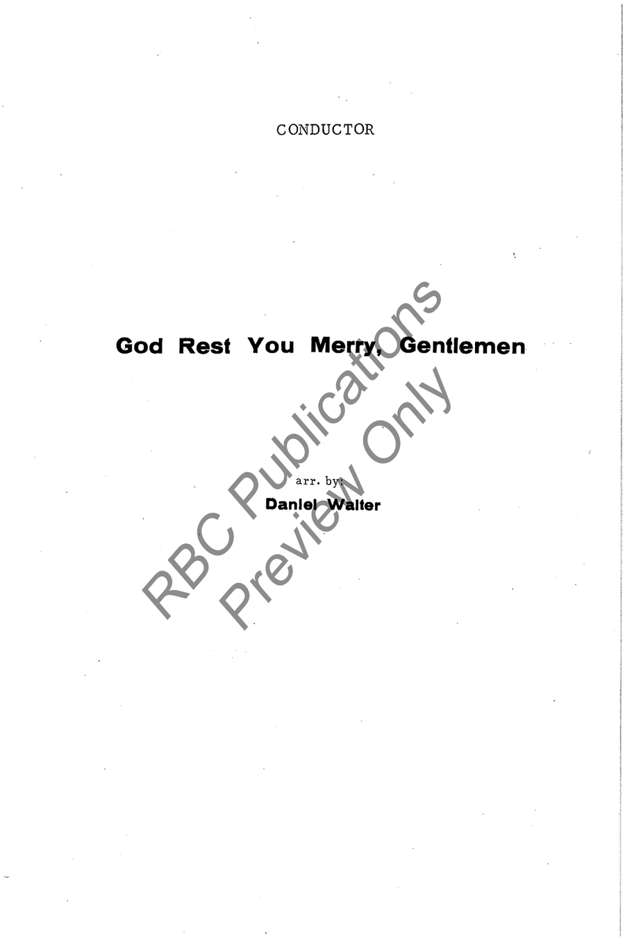 God Rest Ye Merry Gentlemen Full Orchestra scores gallery preview page 2