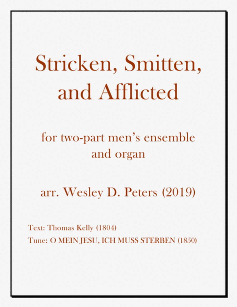 Stricken, Smitten, and Afflicted (two-part men's ensemble) image number null