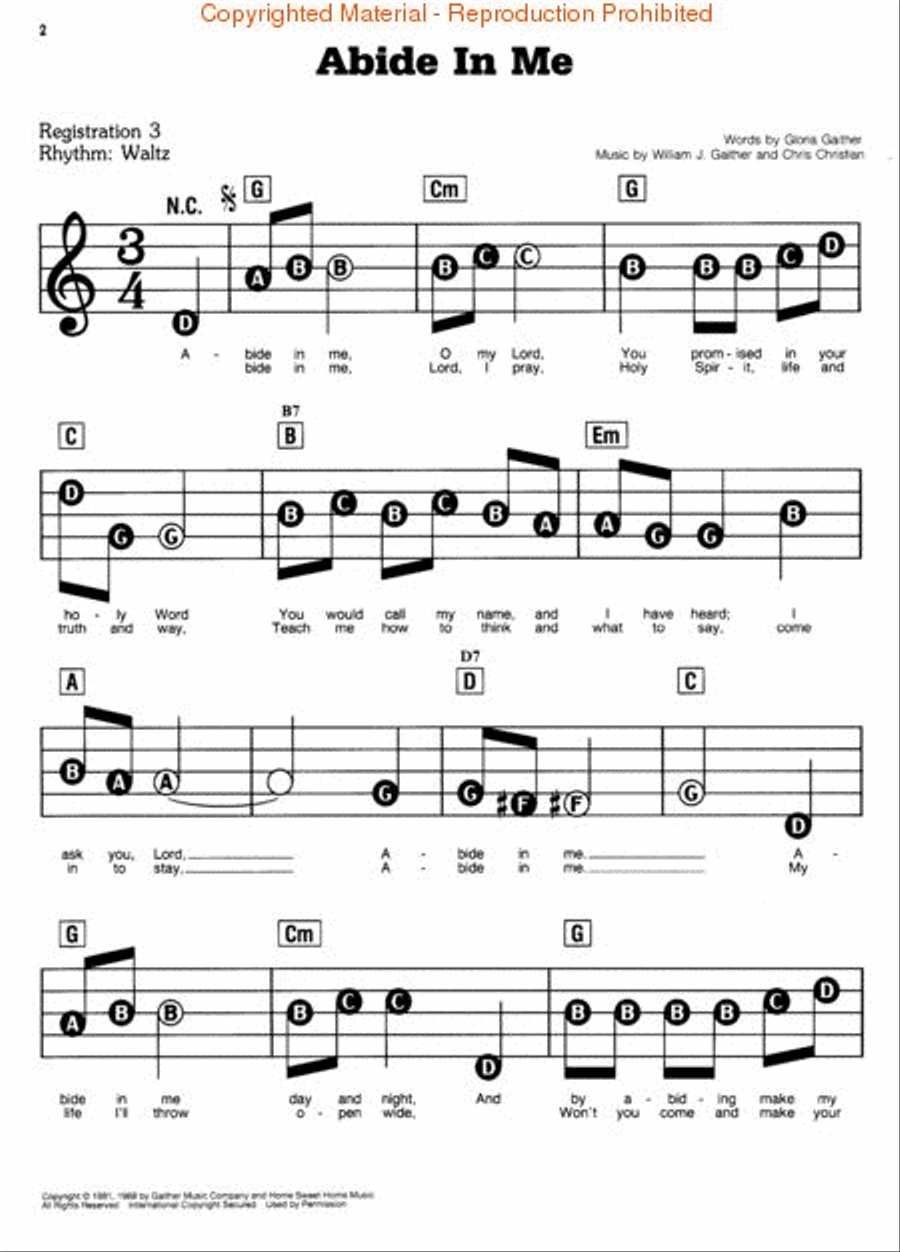 The Gospel Songs of Bill and Gloria Gaither Voice scores gallery preview page 3
