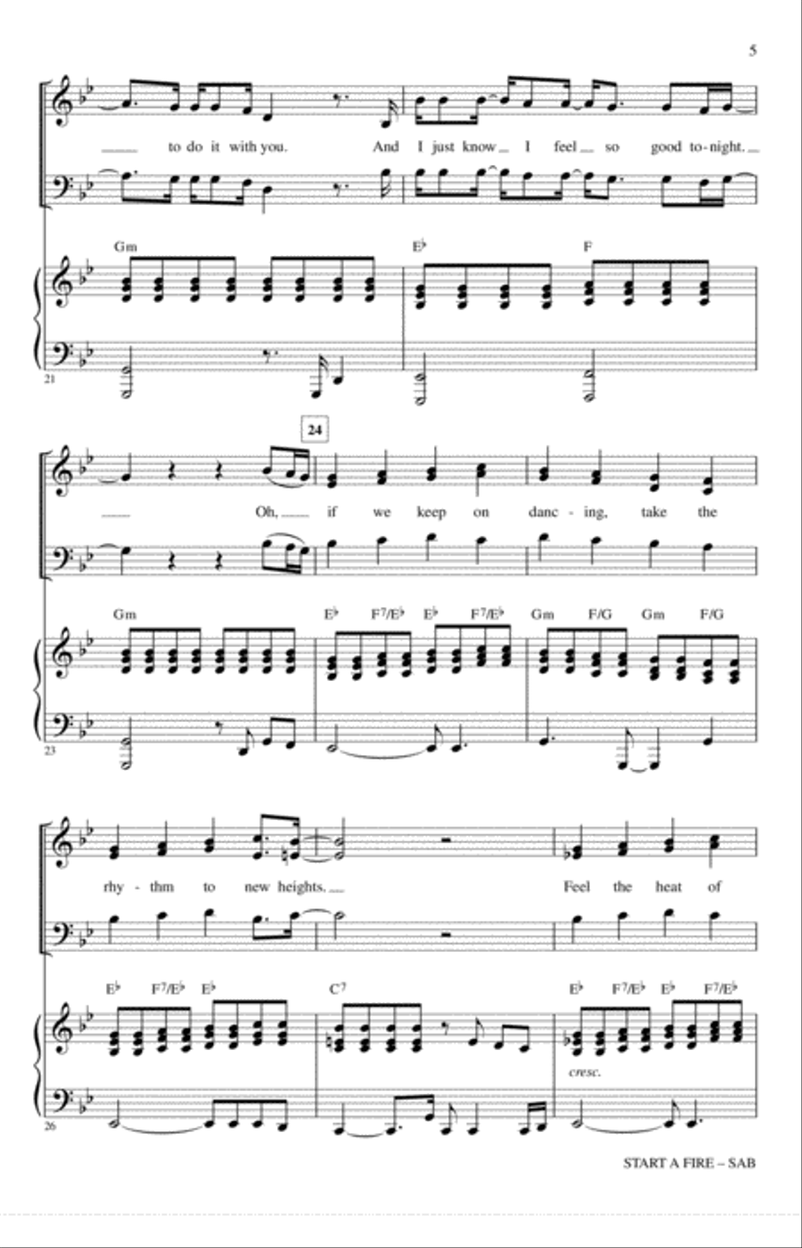Start A Fire Start A Fire 3-Part scores gallery preview page 4