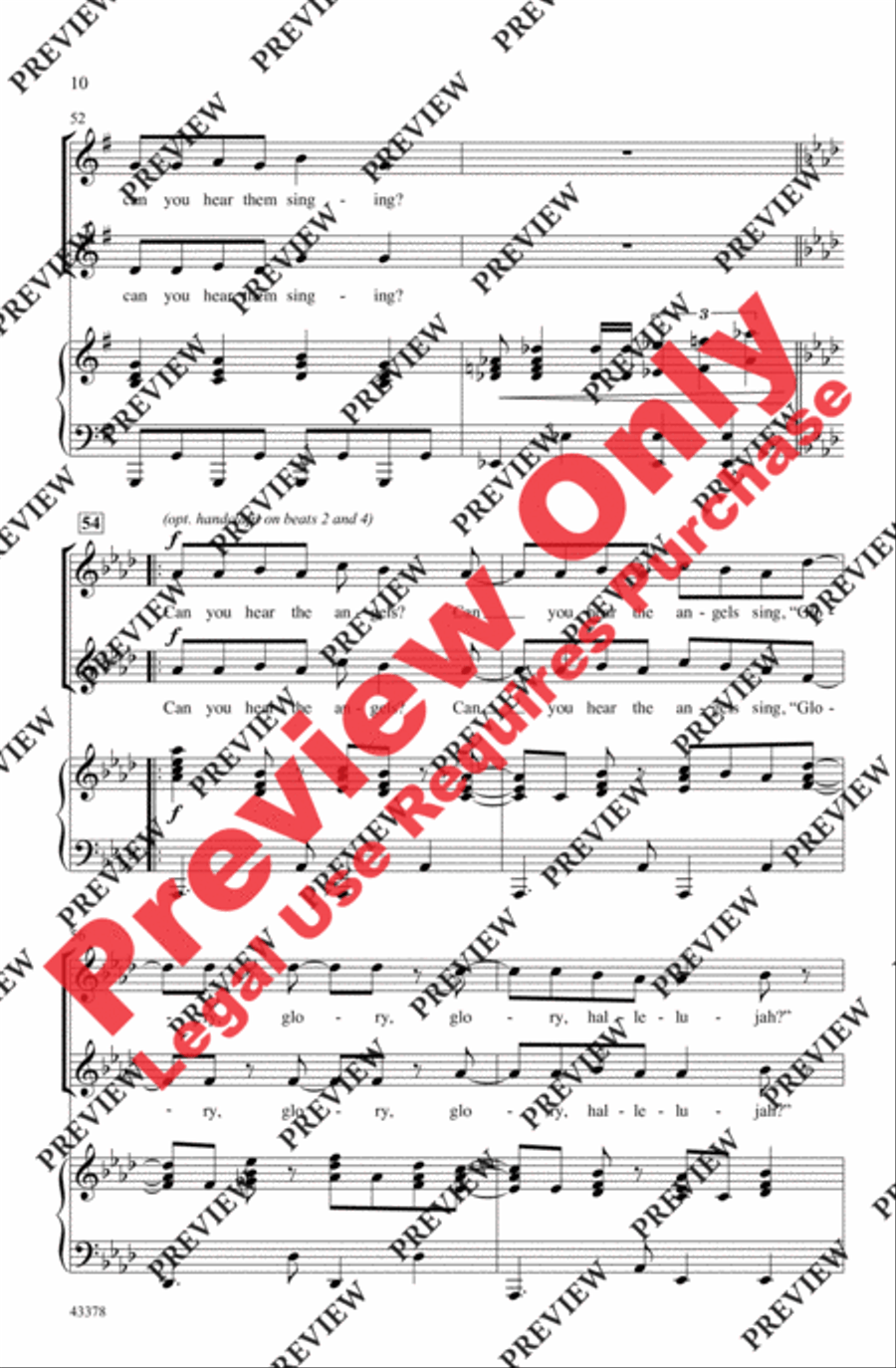 Can You Hear the Angels? Can You Hear the Angels? 2-Part scores gallery preview page 10