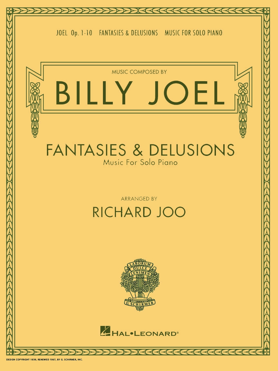 Book cover for Billy Joel – Fantasies & Delusions