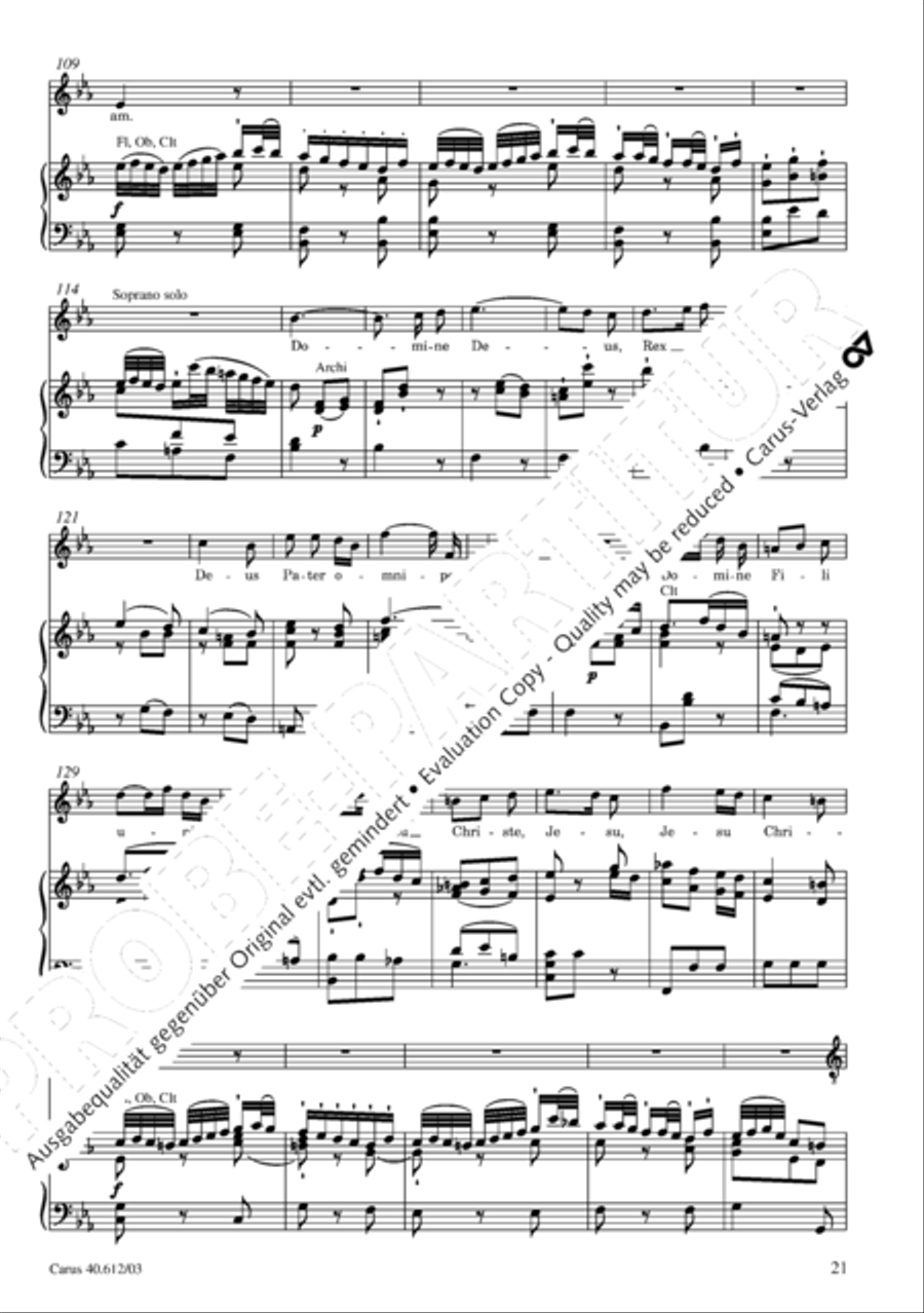 Harmoniemesse in B 4-Part scores gallery preview page 22
