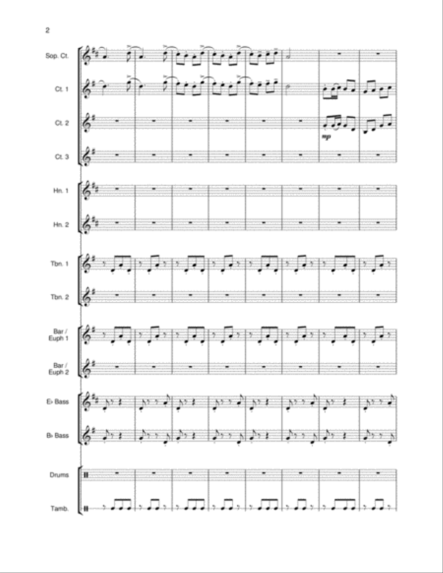 A Norwegian Suite (Training Brass Band) Brass Band scores gallery preview page 3