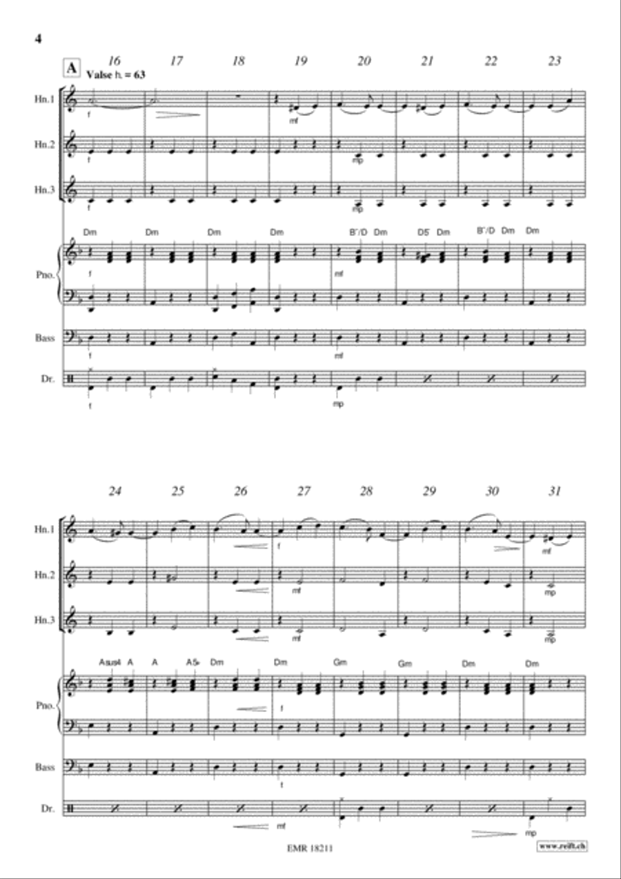 Les Yeux Noirs Horn scores gallery preview page 4