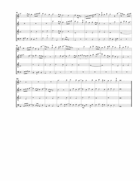 J'ay pris amours (arrangement for 4 recorders)