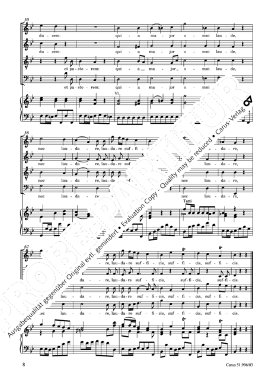 Responsoria de venerabili Sacramento 4-Part scores gallery preview page 9