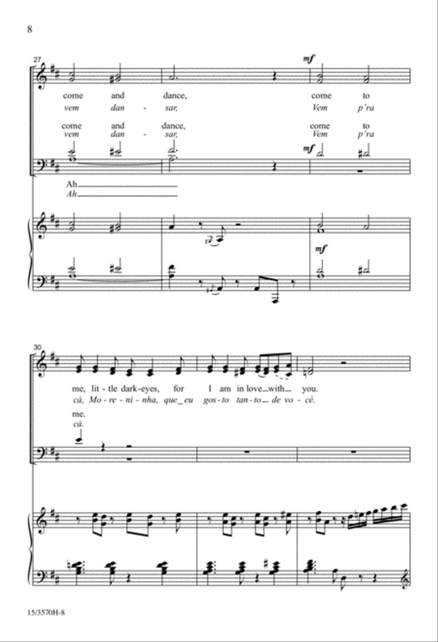 They All Dance the Samba 4-Part scores gallery preview page 7