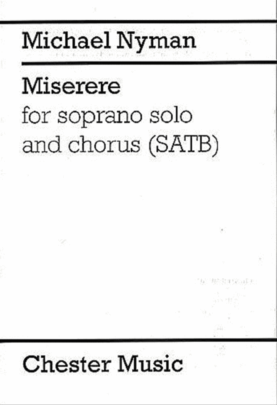 Miserere Miserere 4-Part scores gallery preview page 1
