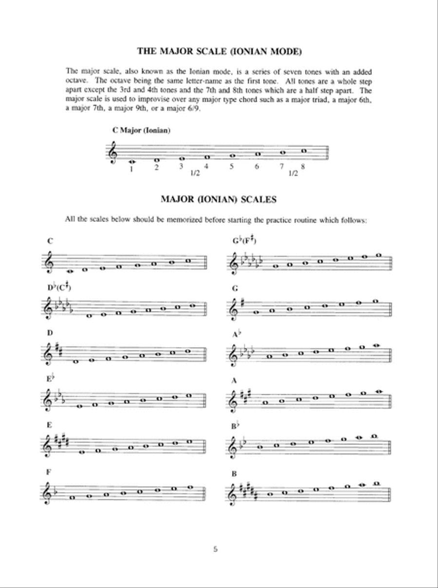 Encyclopedia of Scales, Modes & Melodic Patterns Oboe scores gallery preview page 6