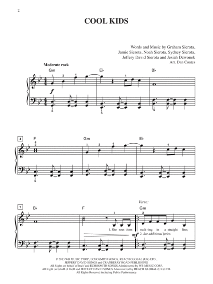 Cool Kids Small Ensemble scores gallery preview page 2