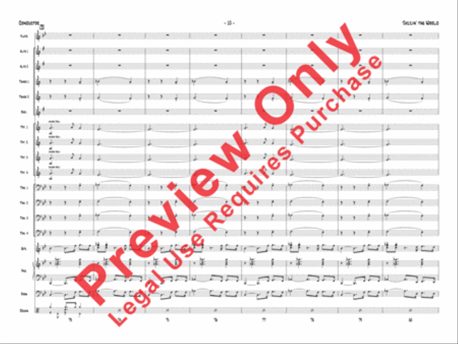 Jazzin' the World Jazz Ensemble scores gallery preview page 13