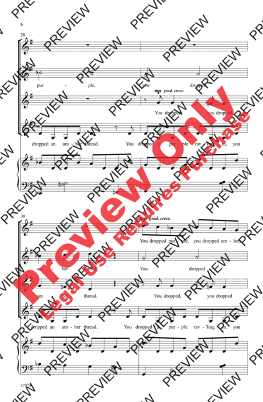 Evening Women's Choir scores gallery preview page 6