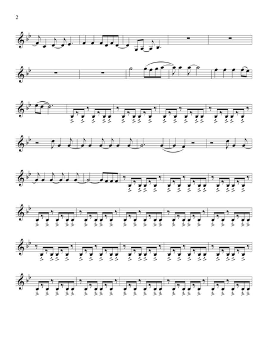 Viva La Vida Viva La Vida Small Ensemble scores gallery preview page 2