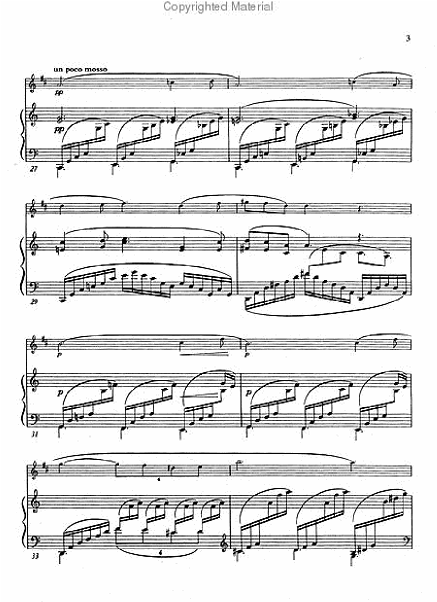 A Debussy Clarinet Album Clarinet Solo scores gallery preview page 3